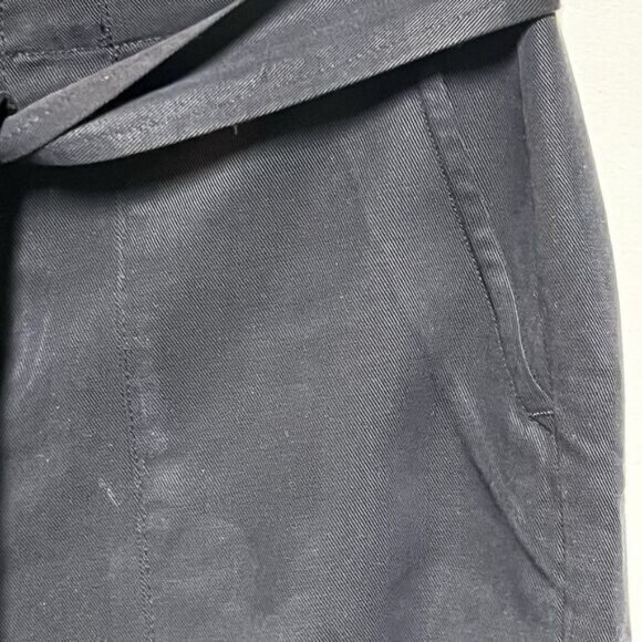 NWT Fat Face Exmouth Mina Tencel Black Belted Crop Pants Sz 2 - Picture 5 of 10